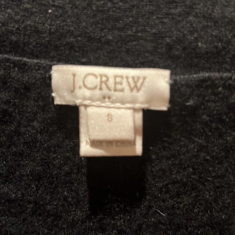 J. Crew wool blend black cardigan